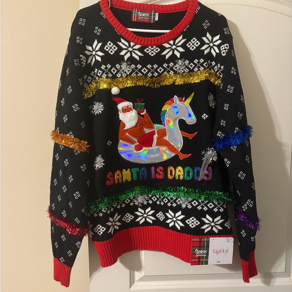 Spencer's Santa Unicorn Sweater